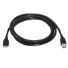 Cable usb 3.0 aisens a105-0043/ usb macho - microusb macho/ hasta 9w/ 625mbps/ 1m/ negro