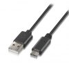 Cable usb 2.0 tipo-c aisens a107-0050/ usb tipo-c macho - usb macho/ 480mbps/ 50cm/ negro