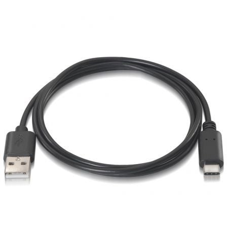 Cable usb 2.0 tipo-c aisens a107-0050/ usb tipo-c macho - usb macho/ 480mbps/ 50cm/ negro