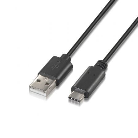 art_ais-cab-a107-0051_1 Cable usb 2.0 tipo-c aisens a107-0051/ usb tipo-c macho - usb macho/ 480mbps/ 1m/ negro