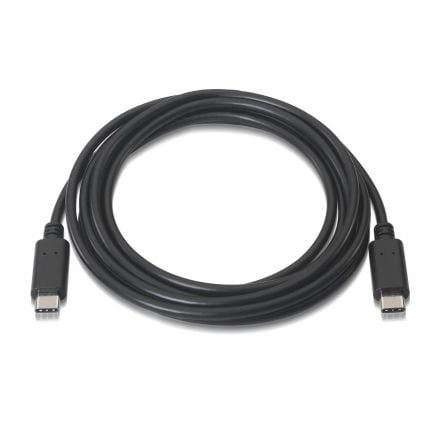 art_ais-cab-a107-0056_2 Cable usb 2.0 tipo-c aisens a107-0056/ usb tipo-c macho - usb tipo-c macho/ 480mbps/ 1m/ negro