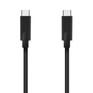 Cable usb 3.2 tipo-c aisens a107-0706 5gbps 3a 60w/ usb tipo-c macho - usb tipo-c macho/ hasta 60w/ 5gbps/ 4m/ negro