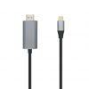art_ais-cab-a109-0393_1 Cable conversor aisens a109-0393/ usb tipo-c macho - hdmi macho/ hasta 27w/ 1250mbps/ 1.8m/ negro
