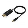 art_ais-cab-a109-0687_2 Cable conversor displayport 8k 60hz aisens a109-0687/ usb tipo-c macho - displayport macho/ hasta 27w/ 1250mbps/ 1.8m/ negro