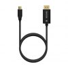 art_ais-cab-a109-0687_3 Cable conversor displayport 8k 60hz aisens a109-0687/ usb tipo-c macho - displayport macho/ hasta 27w/ 1250mbps/ 1.8m/ negro