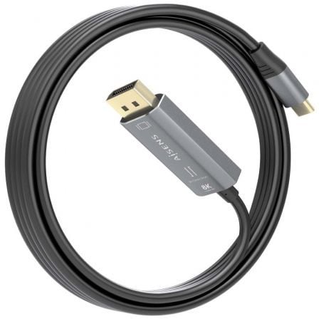 art_ais-cab-a109-0880_2 Cable conversor aisens a109-0880/ usb tipo-c macho - displayport macho/ 1.8m/ negro