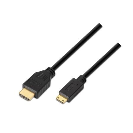 art_ais-cab-a119-0115_1 Cable hdmi aisens a119-0115/ hdmi macho - mini hdmi macho/ hasta 10w/ 720mbps/ 3m/ negro