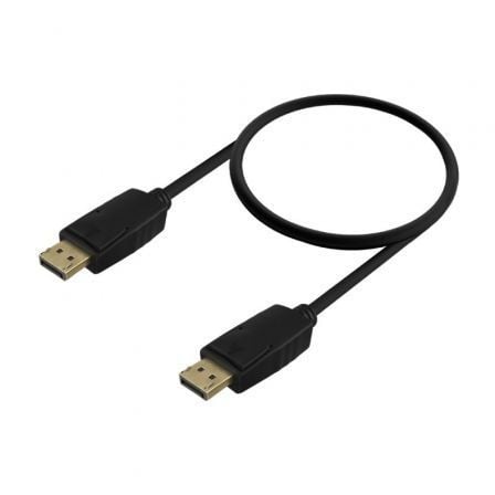Cable displayport 1.2 ccs 4k aisens a124-0742/ displayport macho - displayport macho/ hasta 5w/ 2300mbps/ 5m/ negro