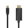art_ais-cab-a125-0361_2 Cable conversor aisens a125-0361/ mini displayport macho - hdmi macho/ hasta 5w/ 2300mbps/ 2m/ negro