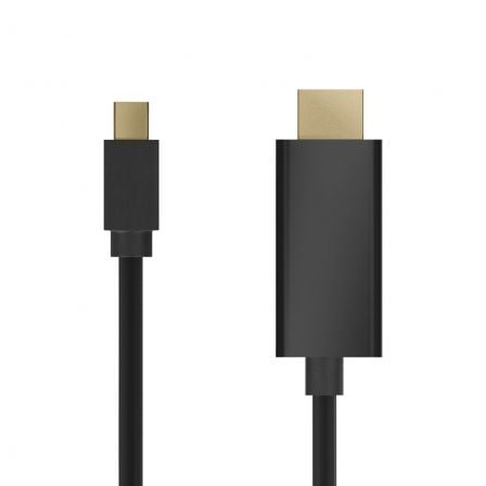 art_ais-cab-a125-0361_2 Cable conversor aisens a125-0361/ mini displayport macho - hdmi macho/ hasta 5w/ 2300mbps/ 2m/ negro