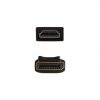 Cable conversor aisens a125-0364/ displayport macho - hdmi macho/ hasta 5w/ 2300mbps/ 2m/ negro