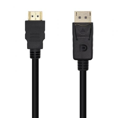 art_ais-cab-a125-0460_1 Cable conversor aisens a125-0460/ displayport macho - hdmi macho/ hasta 5w/ 2300mbps/ 3m/ negro