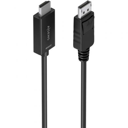 art_ais-cab-a125-0892_1 Cable conversor aisens a125-0892/ displayport macho - hdmi 4k macho/ 1m/ negro