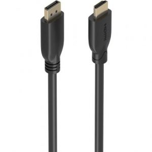 Cable conversor aisens a125-0922/ displayport macho - hdmi 4k macho/ 10m/ negro