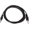 Cable estéreo aisens a128-0141/ jack 3.5 macho - jack 3.5 macho/ hasta 0.1w/ 30cm/ negro