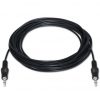 Cable estéreo aisens a128-0143/ jack 3.5 macho - jack 3.5 macho/ hasta 0.1w/ 3m/ negro