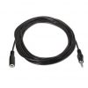 Cable estéreo aisens a128-0146/ jack 3.5 macho - jack 3.5 hembra/ hasta 0.1w/ 3m/ negro