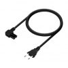 Cable alimentación forma 8 aisens a132-0599/ cee7/16 macho - c7 hembra/ hasta 1500w/ 3m/ negro