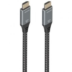Cable hdmi 2.1 8k aisens a150-0876/ hdmi macho - hdmi macho/ 5m/ gris y negro
