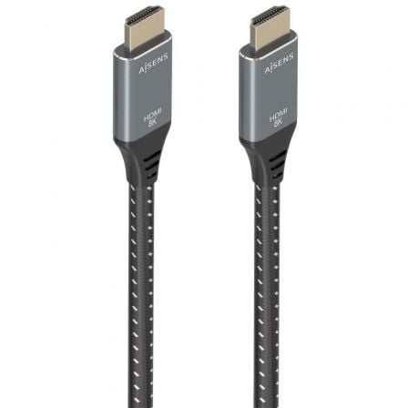 art_ais-cab-a150-0878_1 Cable hdmi 2.1 8k aisens a150-0878/ hdmi macho - hdmi macho/ 10m/ gris y negro