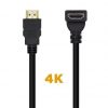 Cable hdmi 2.0 4k aisens a120-0456/ hdmi macho - hdmi macho/ 1m/ negro