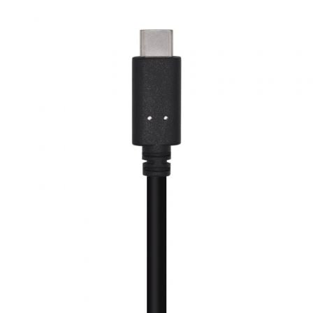 Cable usb 3.1 tipo-c aisens a107-0450/ usb tipo-c macho - usb macho/ 10gbps/ 1.5m/ negro