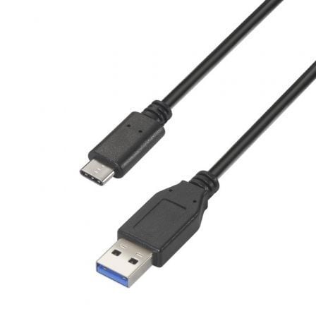 Cable usb 3.1 tipo-c aisens a107-0450/ usb tipo-c macho - usb macho/ 10gbps/ 1.5m/ negro