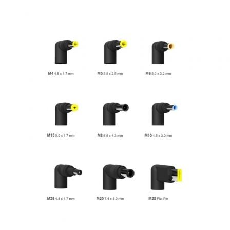 art_ais-car-aslc-65wauto-bk_3 Cargador de portátil aisens aslc-65wauto-bk/ 65w/ automático/ 9 conectores/ voltaje 18.5-20v/ 1 usb qc3.0