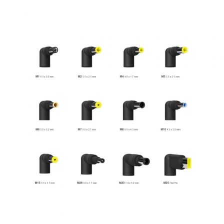 art_ais-car-aslc-90wauto-bk_3 Cargador de portátil aisens aslc-90wauto-bk/ 90w/ automático/ 12 conectores/ voltaje 15-20v/ 1 usb qc3.0