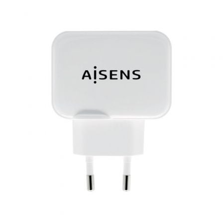 Cargador de pared aisens a110-0439/ 2xusb/ 17w