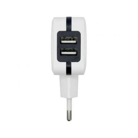 Cargador de pared aisens a110-0439/ 2xusb/ 17w