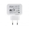 Cargador de pared aisens a110-0439/ 2xusb/ 17w