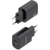 Cargador de pared gan aisens a110-0910/ 1xusb tipo-c/ 1xusb/ 20w/ negro