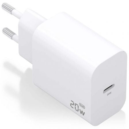 art_ais-carga-a110-0938_1 Cargador de pared gan aisens a110-0938/ 1xusb tipo-c/ 20w/ blanco