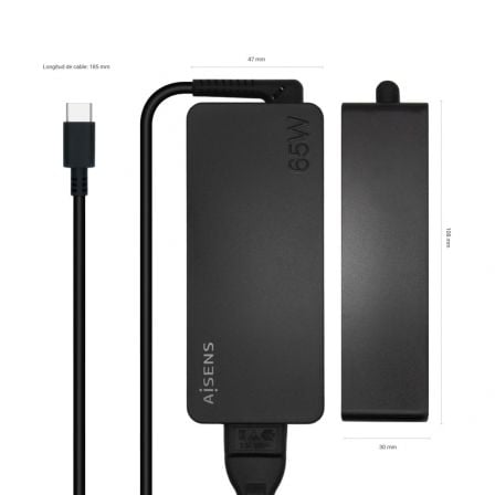 art_ais-carga-asch-1pd65d-bk_3 Cargador de portátil aisens asch-1pd65d-bk/ 1xusb tipo-c/ 65w