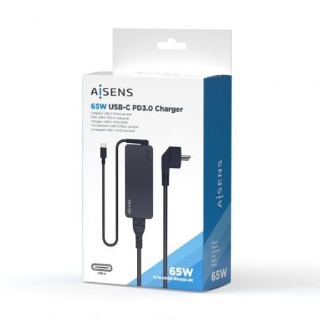 art_ais-carga-asch-1pd65d-bk_4 Cargador de portátil aisens asch-1pd65d-bk/ 1xusb tipo-c/ 65w