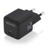 Cargador de pared gan aisens asch-25w1p013-bk/ 1xusb tipo-c/ 25w