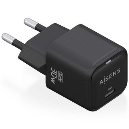 art_ais-carga-asch-30w1p019-bk_1 Cargador de pared gan aisens asch-30w1p019-bk/ 1xusb tipo-c/ 30w