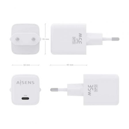 art_ais-carga-asch-35w1p016-w_4 Cargador de pared gan aisens asch-35w1p016-w/ 1xusb tipo-c/ 35w