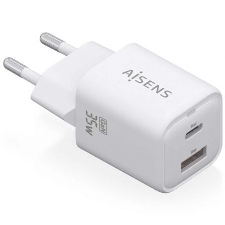 art_ais-carga-asch-35w2p024-w_1 Cargador de pared gan aisens asch-35w2p024-w/ 1xusb tipo-c/ 1xusb/ 35w
