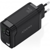 Cargador de pared gan aisens asch-65w3p071-bk/ 1xusb tipo-c/ 1xusb/ 65w/ negro