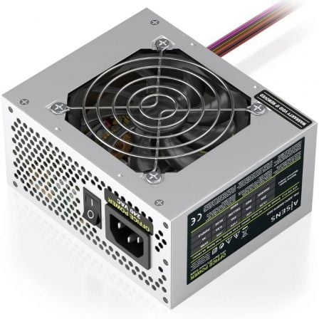 Fuente de alimentación sfx aisens aspc-500sfx-seo/ 500w/ ventilador 8cm
