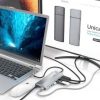 Docking usb tipo-c aisens asuc-12p005-gr/ 2xhdmi 4k/ 3xusb/ 2xusb tipo-c/ 1xrj45/ 1xaudio/ 1xlector tarjetas/ 1x jack/ 1xusb