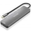Docking usb tipo-c aisens asuc-6p016-gr/ 1xhdmi 4k/ 2xusb/ 1xlector tarjetas/ 1xusb tipo-c pd/ gris