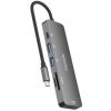 Docking usb tipo-c aisens asuc-6p016-gr/ 1xhdmi 4k/ 2xusb/ 1xlector tarjetas/ 1xusb tipo-c pd/ gris