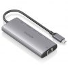 Docking usb tipo-c aisens asuc-6p030-gr/ 1xhdmi 4k/ 1xusb/ 2xusb tipo-c/ 1xrj45/ 1xusb tipo-c pd/ gris
