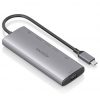 Docking usb tipo-c aisens asuc-7p031-gr/ 1xhdmi 4k/ 1xusb/ 2xusb tipo-c/ 1xlector tarjetas/ 1xusb tipo-c pd/ gris