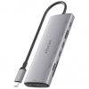 Docking usb tipo-c aisens asuc-7p031-gr/ 1xhdmi 4k/ 1xusb/ 2xusb tipo-c/ 1xlector tarjetas/ 1xusb tipo-c pd/ gris
