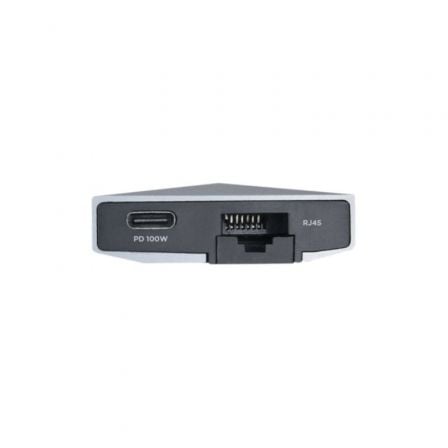 Docking usb tipo-c aisens asuc-8p004-gr/ 1xhdmi 4k/ 3xusb/ 1xrj45/ 1xlector tarjetas / 1xusb tipo-c pd/ gris