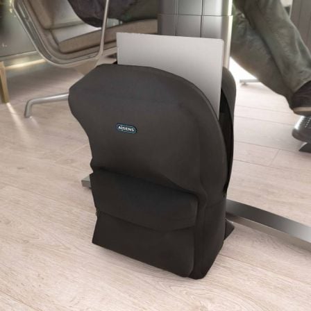Mochila aisens asbg-bp080-bk para portátiles hasta 15.6"/ negro
